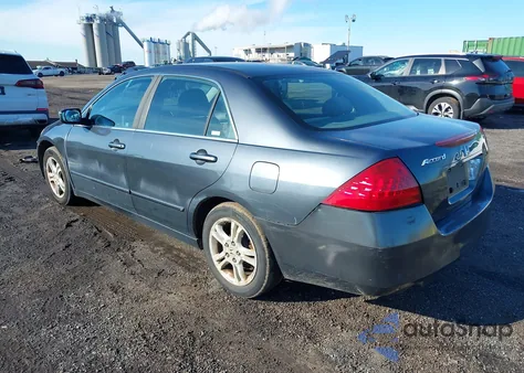 2007 Honda Accord 2.4 Ex из США, поврежденный, VIN 1HGCM56797A073733